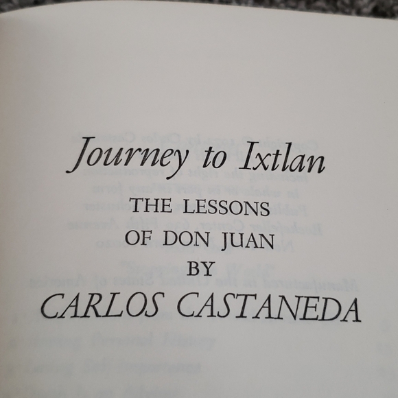 1st ed Journey to Ixtlan Carlos Castaneda - Picture 6 of 7